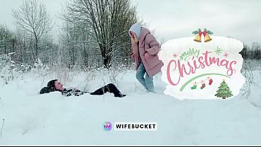 Amateur MILFs by Wifebucket - Our jolly, snowy and homey Holiday sex video