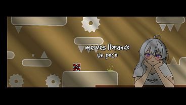 Jugando un nivel random de gd :v