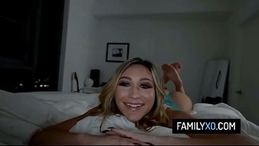Perv stepdad don't mind sharing his bed with stepdaughter - Ana Rose