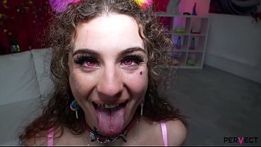 PERVECT Inked baddie Miss Blazy gets sloppy and messy