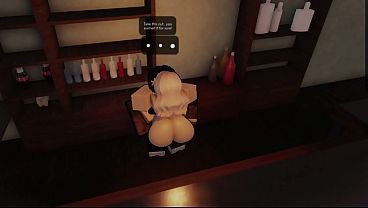 Pawg gets fucked in bar