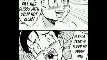 Doblaje comic vegeta con Bulma y chichi. Compartiendo a mi esposo parte 2