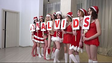 Christmas Anal Orgy 8v4 with Goldie Small Carla Cage Ellis Baileys Sofi Li Rina Ray Fiore Sun and Milena Briz - Backstage Сamera 2