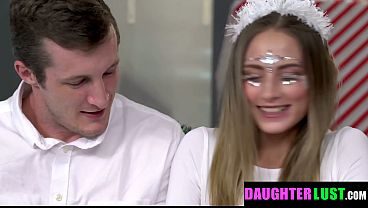 Teens Decide the Best Gift for Their Stepdads Is a Hot Swap and A Hard Fuck - Daughterlust