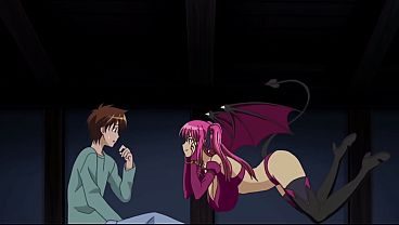 Hentai teen gets blowjob from hot vampire