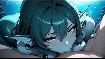 [Generated By AI] Mermaid Sucking And Fucking