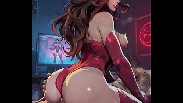 [UBKings] Marvel Rival's Scarlet Witch - Creampied Looped - Witch of The Evil Eye Skin