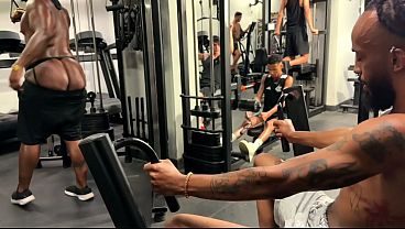DADDYBLACKXXX'S WILD GYM ORGY IN BRAZAIL - SUBSCRIBE FOR FULL VIDEO !!!