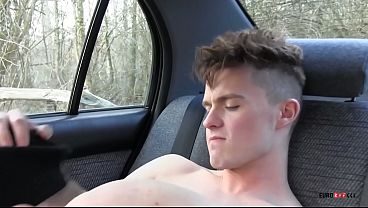 EuroBoyXXX: Shaun Mann And James Thomas Sneak Raw Car Sex With Creamy Finish