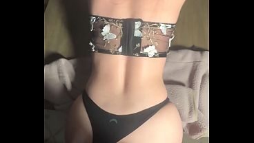 College Slut Creams on Dick While Fucked on Dining Room Table