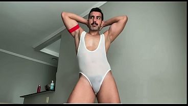 Sexy Try on Haul - underwear collection - White and transparent singlet
