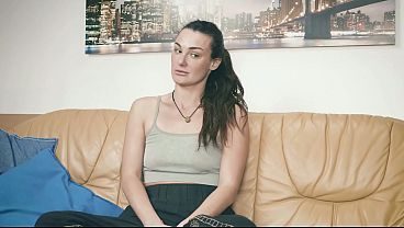 Tanya is a former catwalk model and today she's on our couch for a casting