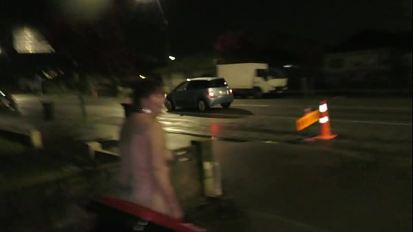 Trashy KIWI MILF made by her Master to take the trash to the road completely naked