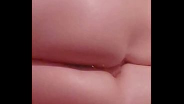 bowling pin in her ass and likes it.