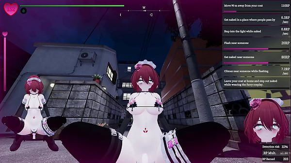 Manaka SFM Maid Gets "Lost" Trying To Get Home (Modded Gameplay)