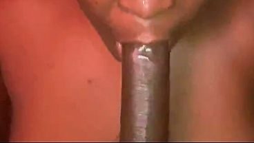 Preggo ebony needed her back blown out