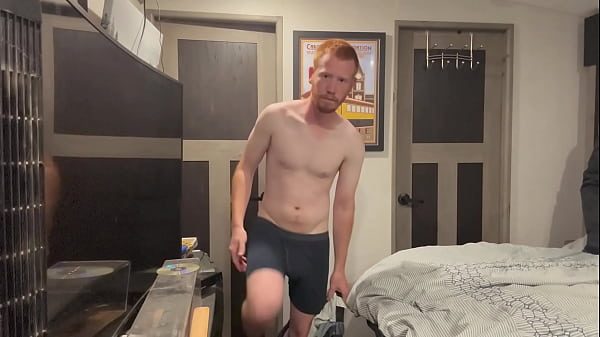 Striptease then cum