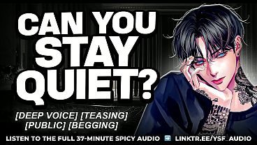 [m4f roleplay] Secret Fucking In The Back Of The Movie Theater | male moaning | YSF