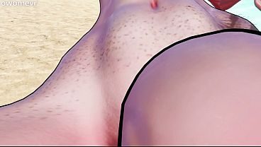 Toned Femdom Futa Breeds You With Her Perfect Girlcock At The Beach