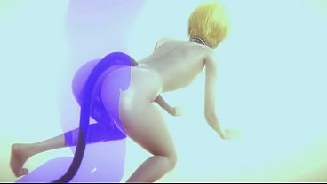Yaoi Femboy - Sexy blonde catboy having sex - Japanese Asian Manga Anime Film Game Porn