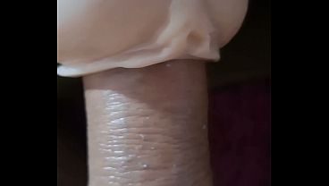 Fucking fleshlight cumming inside - Boy moaning