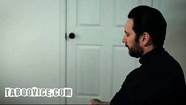 Big Ass Babe Fucks With Her Priest Just To Piss Off Her Religious Stepmom