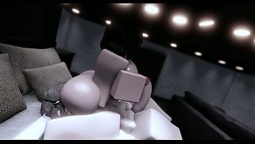 Ika having a big cock on Roblox condo