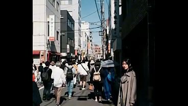 A perverted woman lurking on the street