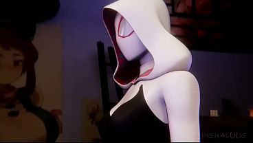 Spider gwen cogida muy rico