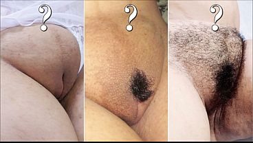 Votação! Como você prefere? Raspada, bigode ou peluda?