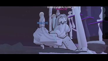 Roblox - Her womb couldnt take it all! Snowbunny gets thoroughly bred and overfilled!