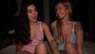 Scissoring with my busty best friend—we had sex in front of my husband