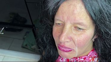 The stepmom got stuck in the washing machine and screamed for help, the stepson pulled her out, but first fucked her hard in anal, then she sucked and got cum on her face