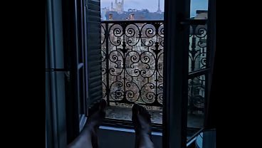 Twice wanking in hotels