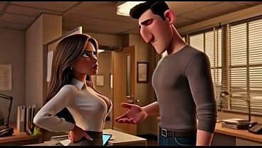 Copy Room Slut - Horny office girl gets fucked in the copy room (AI Generated)