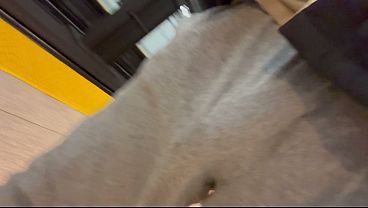 Big cock grey sweet pants