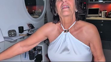 Anal sex and double penetration with granny