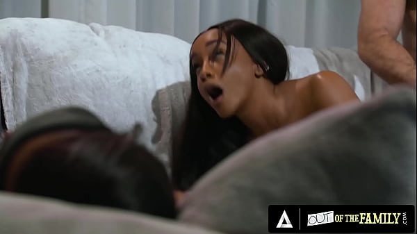 OUT OF THE FAMILY - Naughty Teen Gets Caught Masturbating By Stepdad And He Finishes The Job