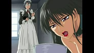 Hentai brunette gets fucked by servant