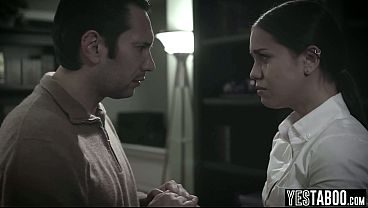 Depressed big boobs Latina teen student seduces a mature teacher