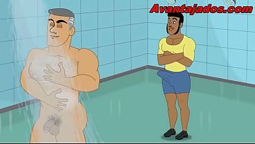 Gay Desenho Animan na Academia