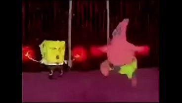 BobEsponja Dando duro
