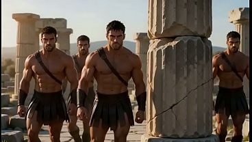 AI Generated Elf Queen Conquered by Spartan Nude Siege Gangbang in Ancient Troy & Ruins [Hentai 3D]