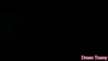 Young Tranny Alice Marques and Her Lucky Boyfriend Fuck Each Other