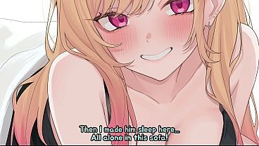 Marin Invites You While Her Hubby is Away—To His House! (My Dress-Up Darling) [Maledom, NTR, Bull POV, Creampie] (Public Version)
