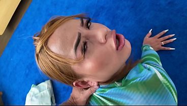 Petite MILF having multiple screaming orgasms - POV Latina Sex