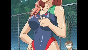 Hentai swim coach gets gangbanged