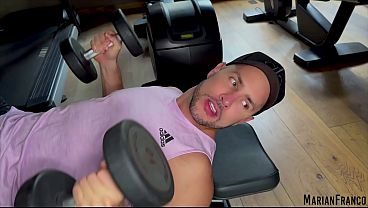 Super hot stud from my gym finally made a move on me