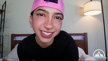 Trans Boy Rocki Takes Huge Cock In Tight Ass Til Creampie