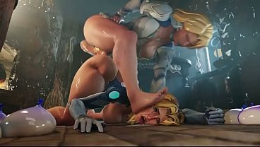 Futa Emma Frost fucks Invisible Woman